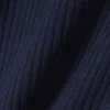 Damen-Pullover aus Merinowolle mit geripptem Strick und kurzen Ärmeln