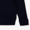 Damen-Pullover aus Wolle mit hohem Kragen und lockerer Passform