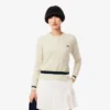 Damen-Pullover aus Wolle mit Zopfmuster