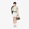Damen-Pullover aus Wolle mit Zopfmuster
