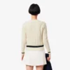 Damen-Pullover aus Wolle mit Zopfmuster