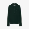 Damen-Pullover aus Wolljersey mit Poloshirt-Kragen
