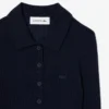 Damen-Pullover aus Wolljersey mit Poloshirt-Kragen