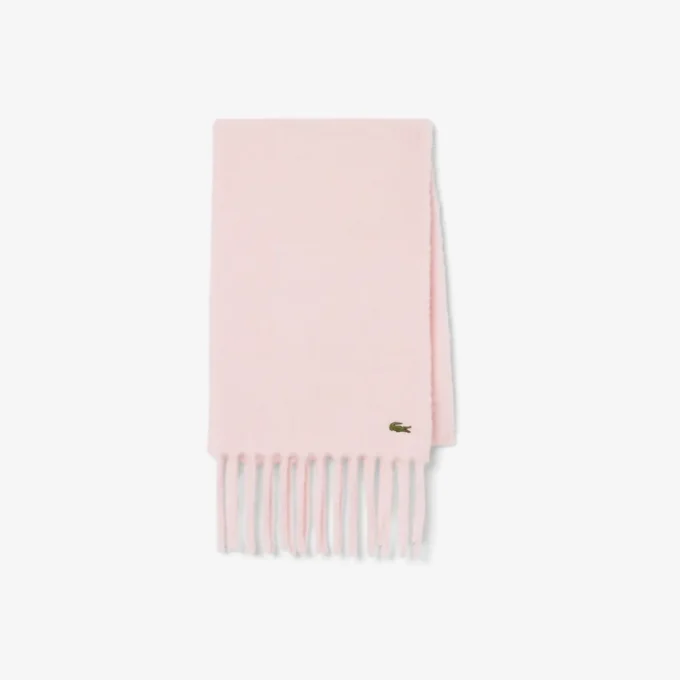 Damen-Schal aus Alpaka-Blend mit Fransen