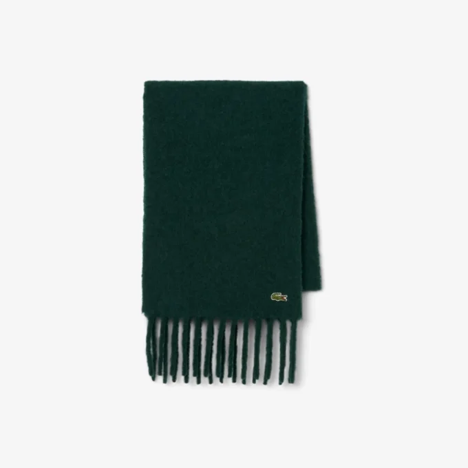 Damen-Schal aus Alpaka-Blend mit Fransen