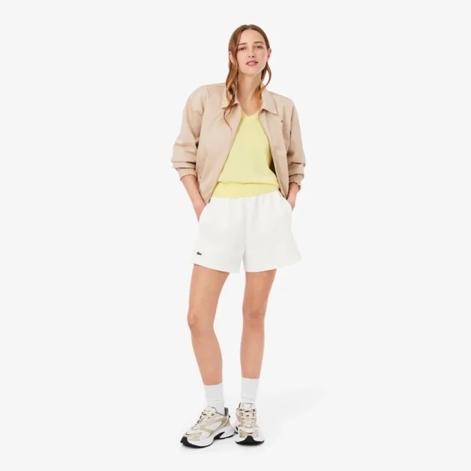 Damen-Shorts aus Double-Face-Piqué