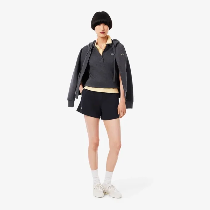 Damen-Shorts aus Double-Face-Piqué