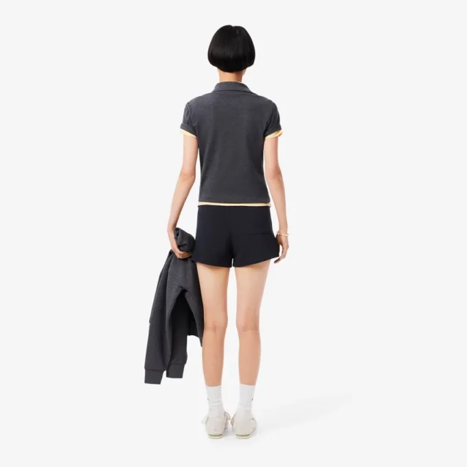Damen-Shorts aus Double-Face-Piqué