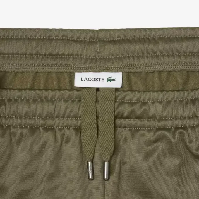 Damen-Shorts aus Satin-Jersey mit Pointelle-Streifen