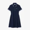 Damen-Skaterkleid mit Stretch-Poloshirt-Kragen
