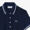 Damen-Skaterkleid mit Stretch-Poloshirt-Kragen