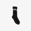 Damen-Socken mit Spitzenrand und Rippmuster