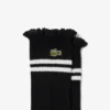 Damen-Socken mit Spitzenrand und Rippmuster