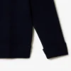 Damen-Strickjacke aus Wolle mit V-Ausschnitt und lockerer Passform
