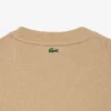 Damen-Sweatshirt aus Baumwolle mit geprägtem Logo