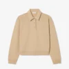 Damen-Sweatshirt mit Poloshirt-Kragen