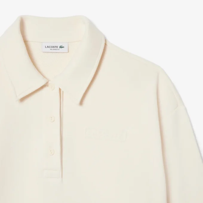 Damen-Sweatshirt mit Poloshirt-Kragen