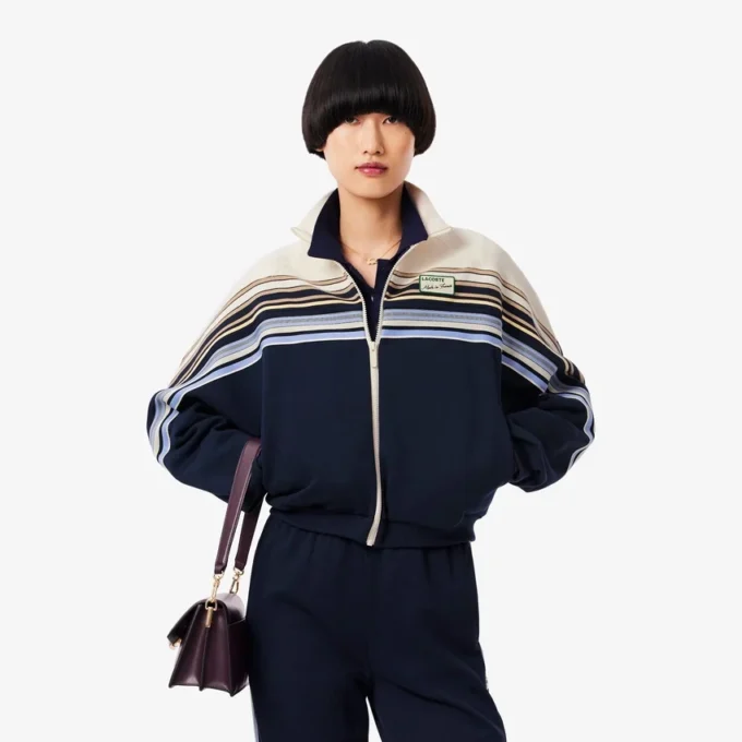 Damen-Sweatshirt mit Reißverschluss, hergestellt in Frankreich