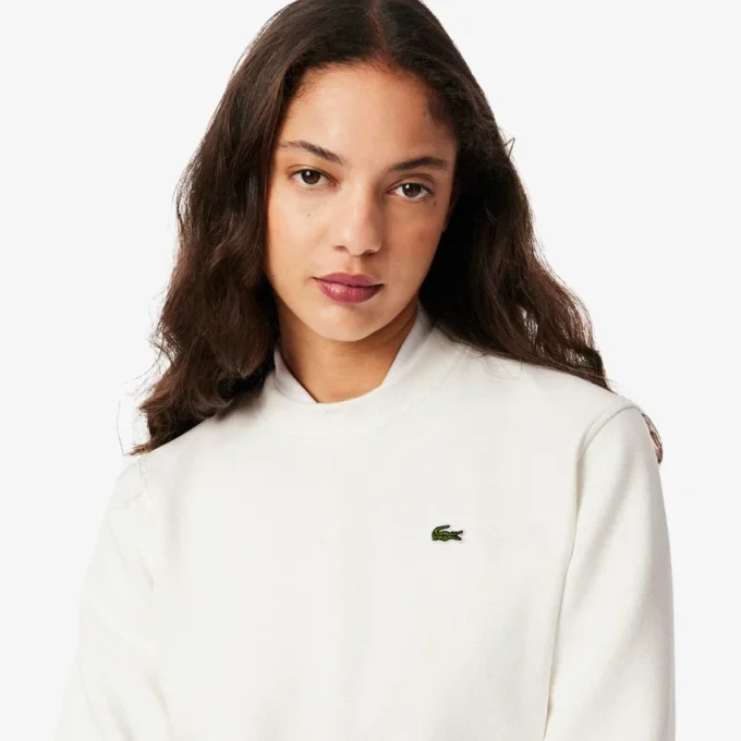 Damen-Sweatshirt mit Rundhalsausschnitt und lockerer Passform