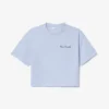 Damen-T-Shirt aus Baumwolle mit Markenlogo in lockerer Passform