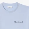 Damen-T-Shirt aus Baumwolle mit Markenlogo in lockerer Passform