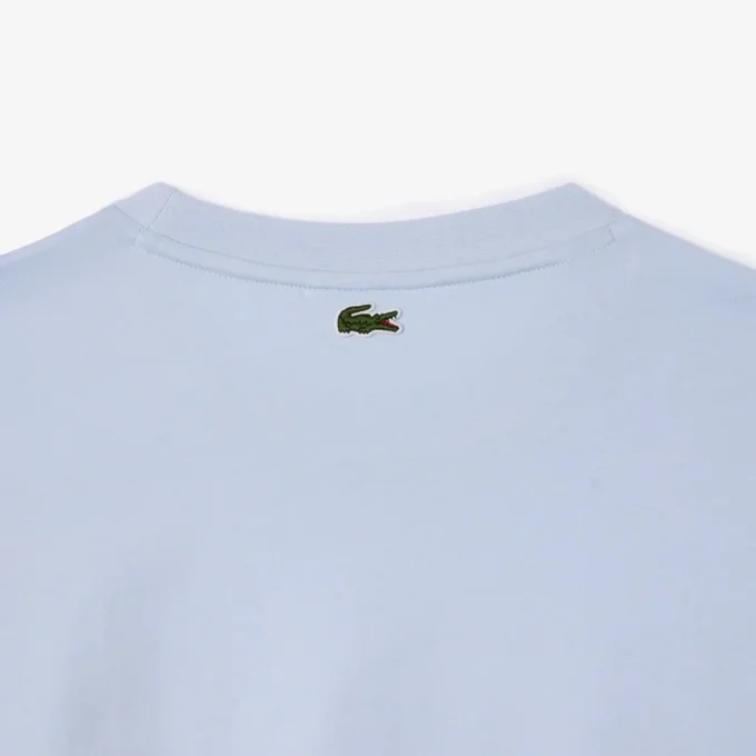Damen-T-Shirt aus Baumwolle mit Markenlogo in lockerer Passform