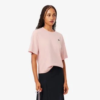 Damen-T-Shirt „Landscape Crocodile“ in lockerer Passform