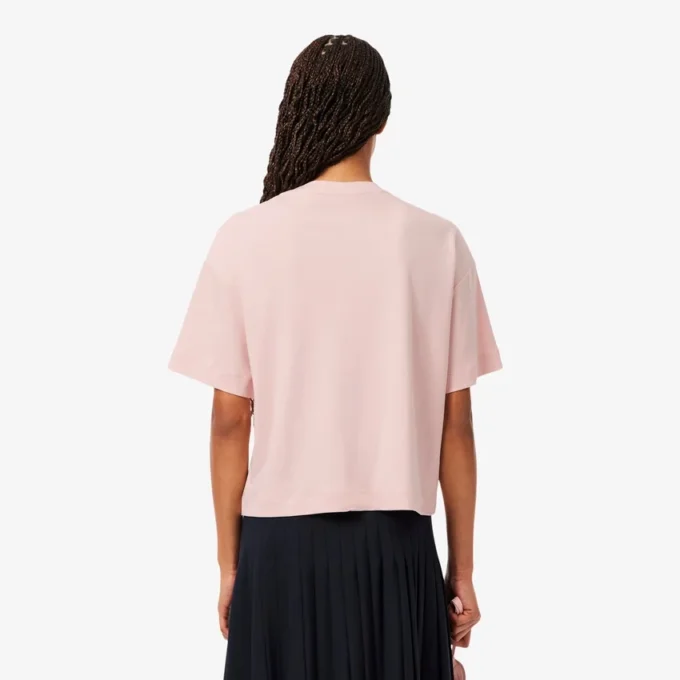 Damen-T-Shirt „Landscape Crocodile“ in lockerer Passform