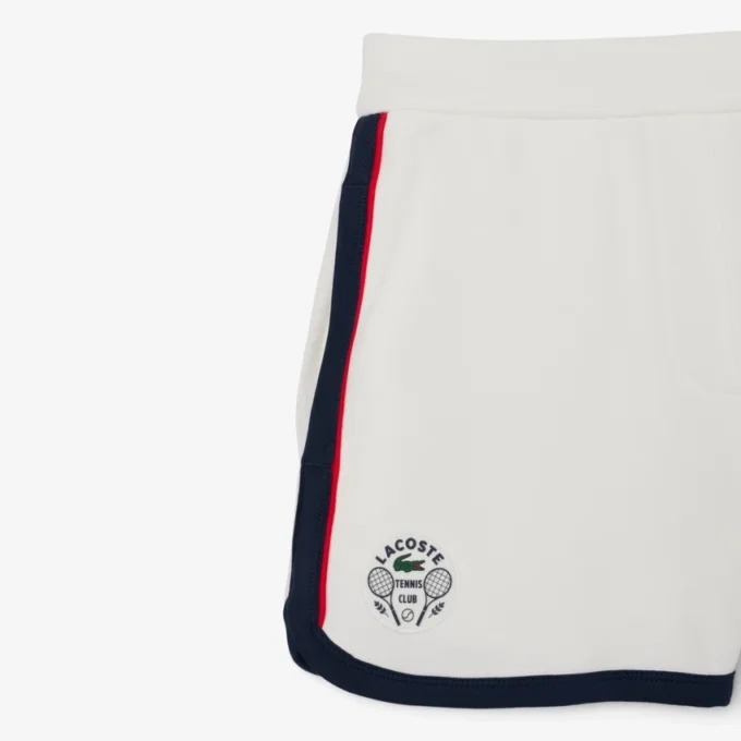 Damen-Tennis-Shorts aus Stretch-Piqué im Heritage-Stil