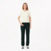 Damenhose mit geradem Schnitt und Ziernähten