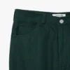 Damenhose mit geradem Schnitt und Ziernähten