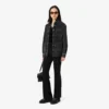 Damenhose mit hoher Taille und ausgestelltem Bein