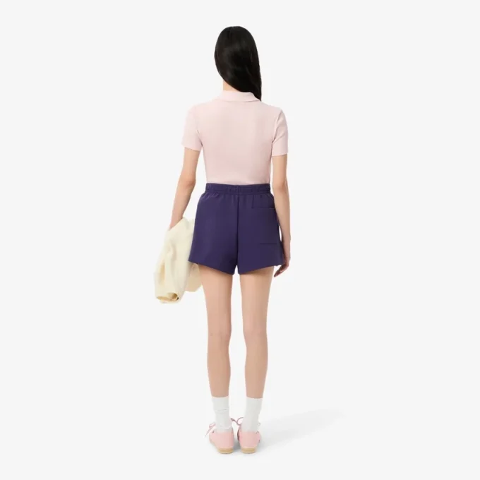 Doppelseitige Piqué-Shorts für Damen