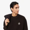 Double-Face-Piqué-Sweatshirt mit Emblem