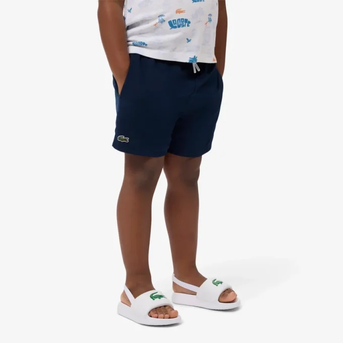 Einfarbige gefütterte Retroshorts
