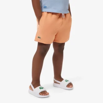 Einfarbige gefütterte Retroshorts