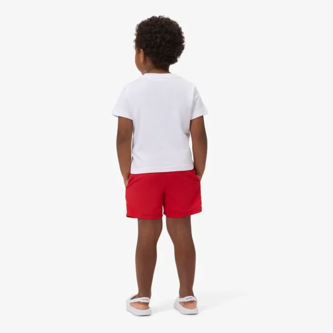 Einfarbige gefütterte Retroshorts