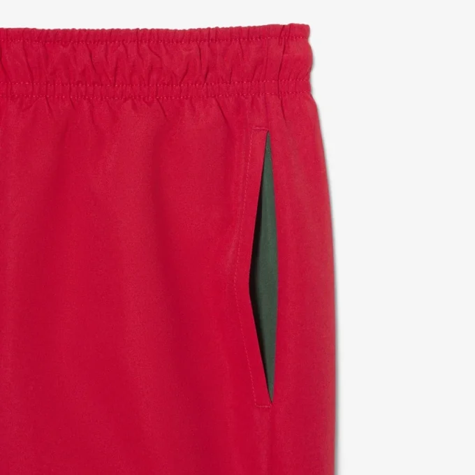 Einfarbige, gefütterte Retroshorts