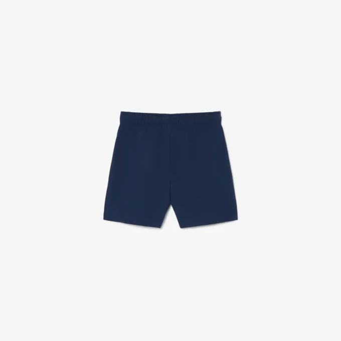 Einfarbige gefütterte Retroshorts