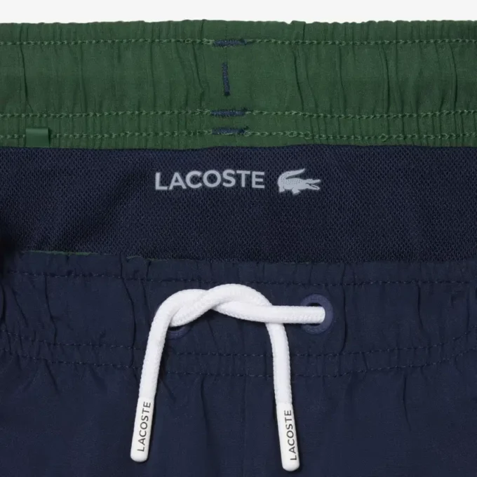 Einfarbige gefütterte Retroshorts
