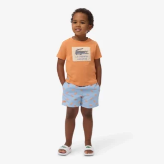 Einfarbige Retroshorts