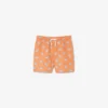 Einfarbige Retroshorts