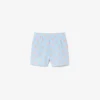 Einfarbige Retroshorts