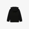 Fleece-Hoodie mit Stickerei