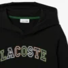 Fleece-Hoodie mit Stickerei