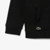 Fleece-Hoodie mit Stickerei