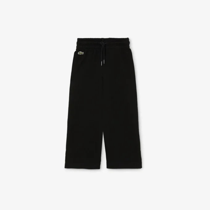 Fleece-Jogginghose für Mädchen mit ausgestelltem Bein