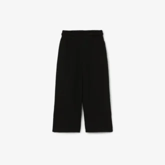 Fleece-Jogginghose für Mädchen mit ausgestelltem Bein