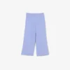 Fleece-Jogginghose für Mädchen mit ausgestelltem Bein