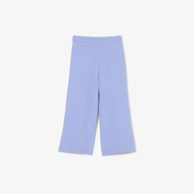 Fleece-Jogginghose für Mädchen mit ausgestelltem Bein